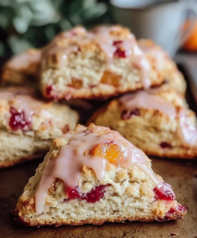 Blood Orange Scones