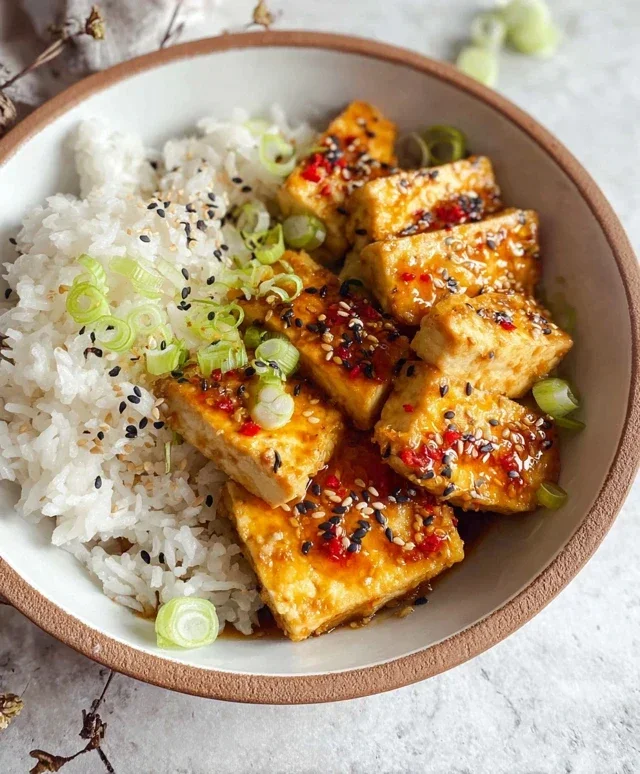 Honey Garlic Tofu