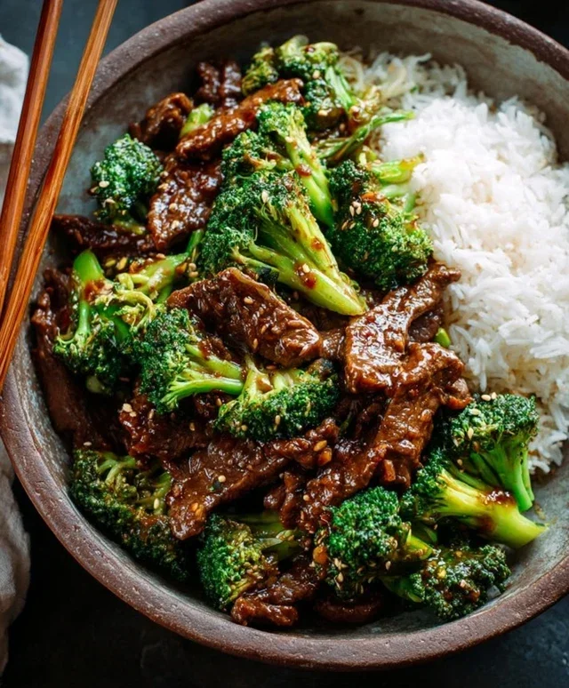 Chinese Beef and Broccoli (牛肉炒西兰花)