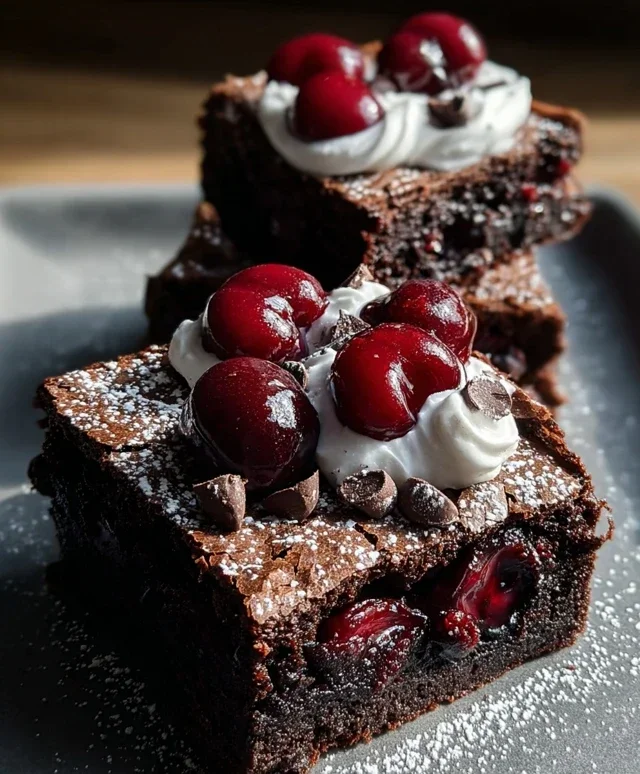 Small-Batch Black Forest Brownies