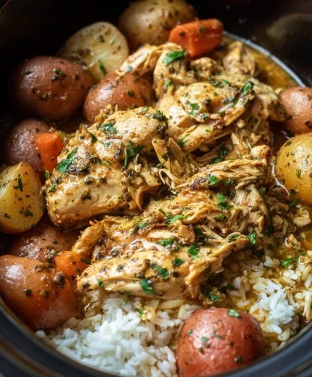 Garlic Butter Chicken Crockpot Recipe: 6-Hour Magic for Tender Bliss