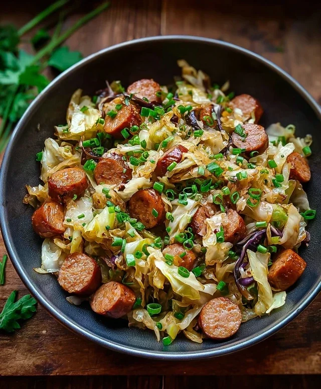 Easy Sausage and Cabbage Stir Fry