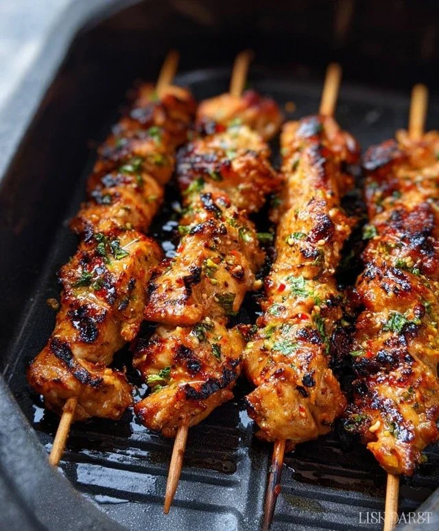 Bang Bang Chicken Skewers