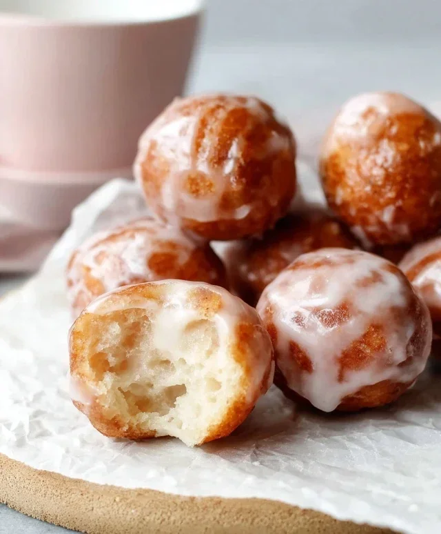 Easy Keto Glazed Donut Balls