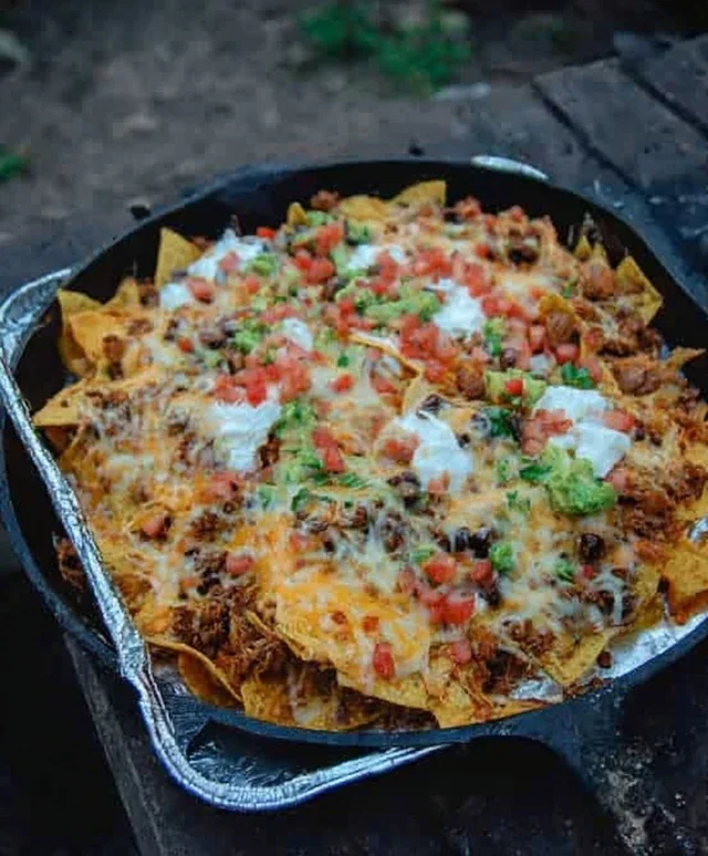Campfire Grilled Nachos