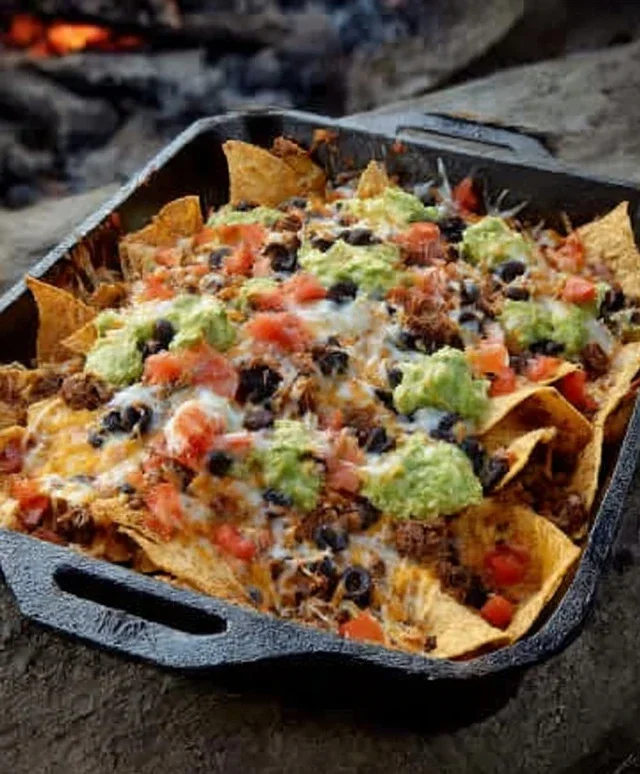 Campfire Grilled Nachos