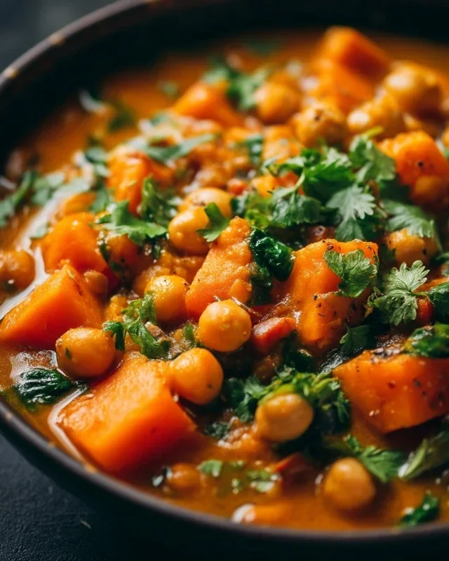 Sweet Potato and Chickpea Curry