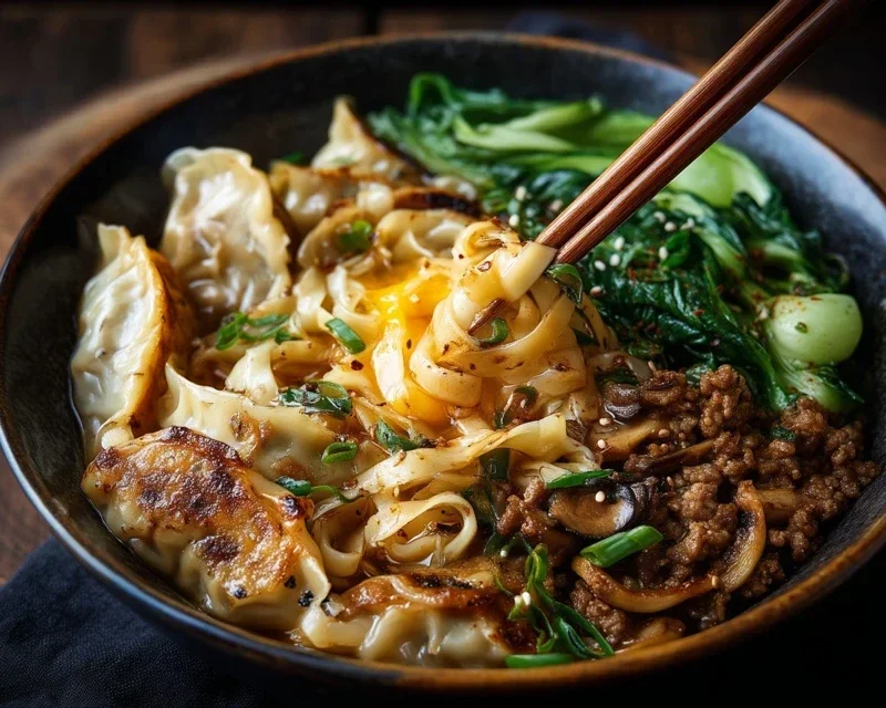 Potsticker Noodle Bowl