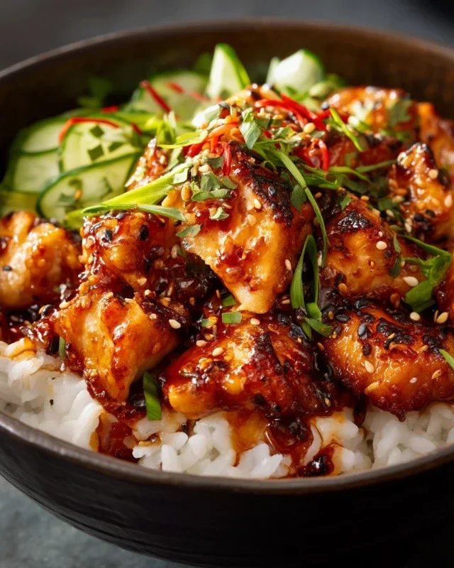 Sweet and Spicy Honey Pepper Chicken