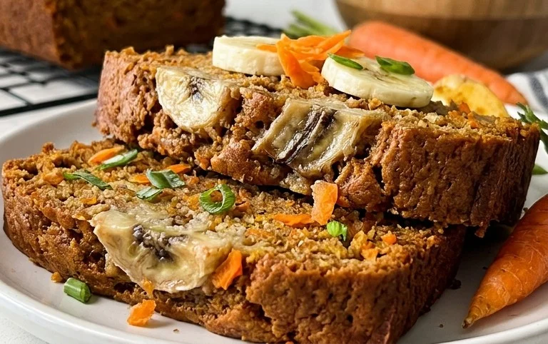 Dairy Free Carrot Cake Banana Bread