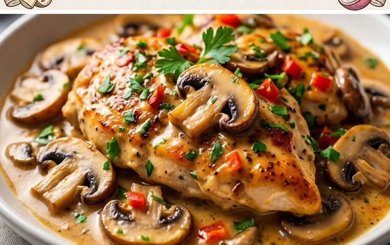 Creamy Mushroom Chicken Recipe