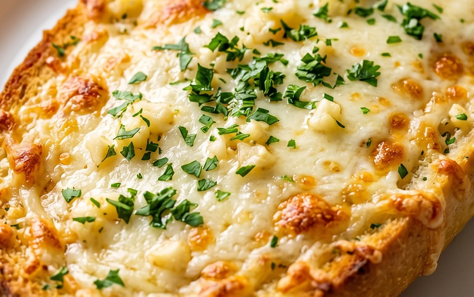BEST CHEESY GARLIC BREAD RECIPE