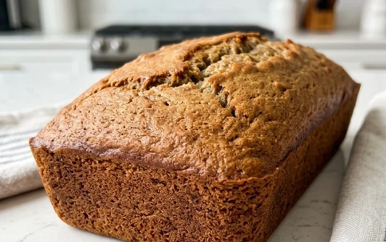 Healthy 5-Ingredient Flourless Banana Bread