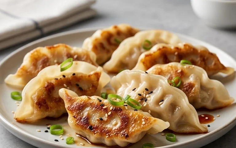 Chicken Potstickers (Pan Fried Dumplings)