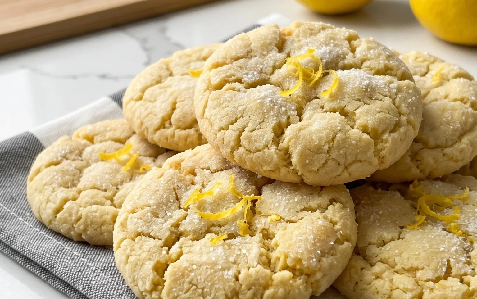 Soft & Chewy Lemon Cookies
