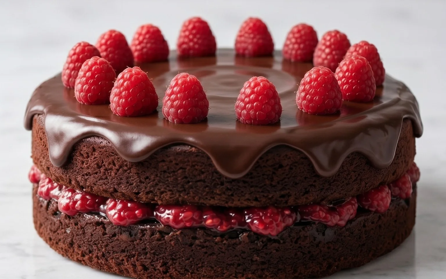 Chocolate Raspberry Cake