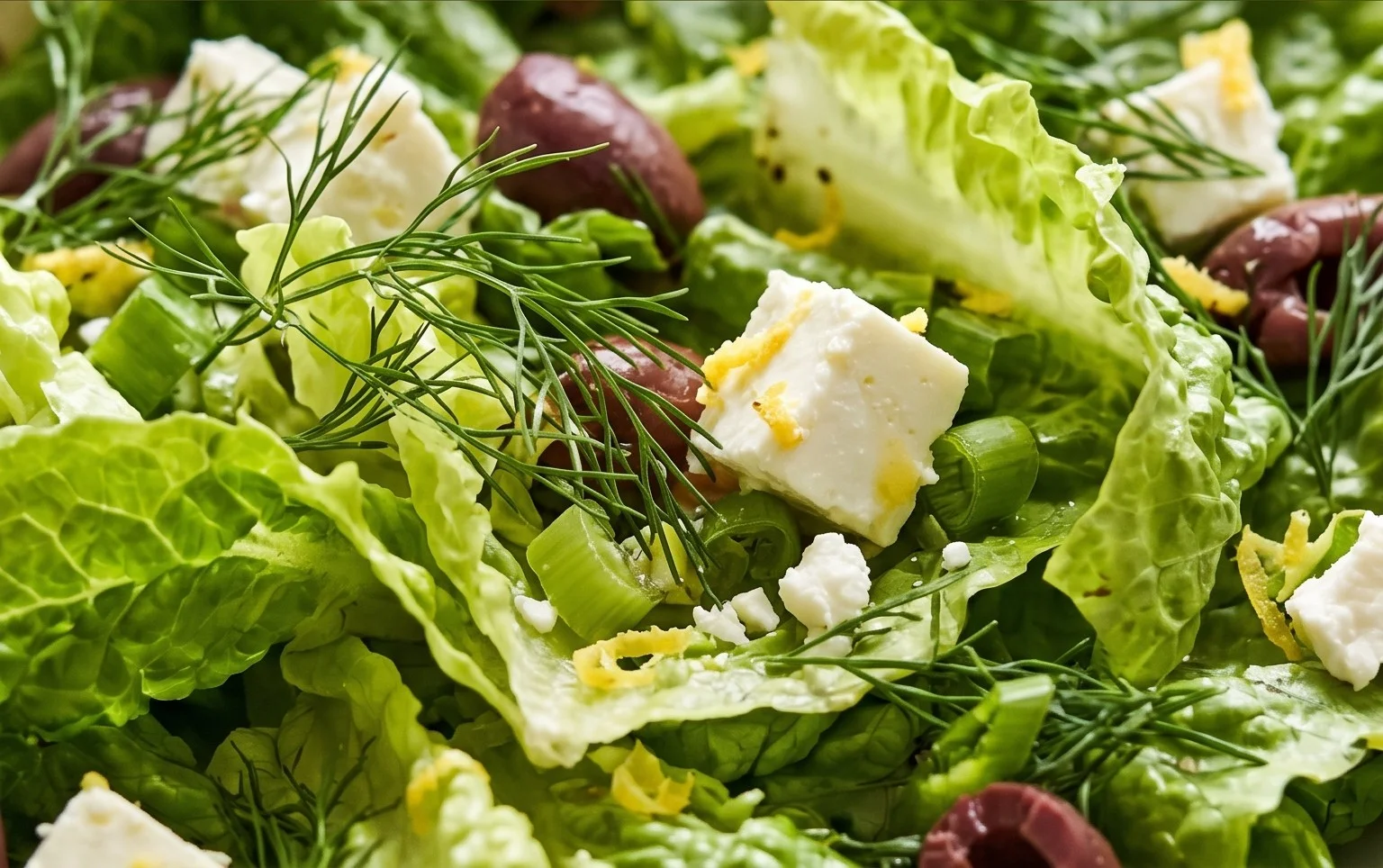Maroulosalata (Greek Lettuce Salad)