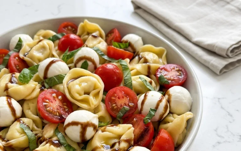 Tortellini Caprese Salad