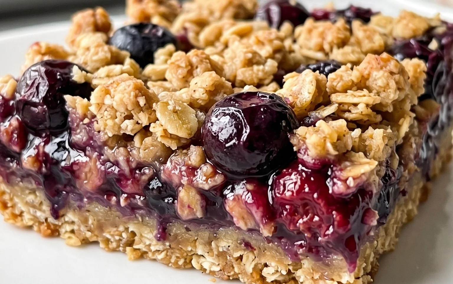 Blueberry Oatmeal Bars