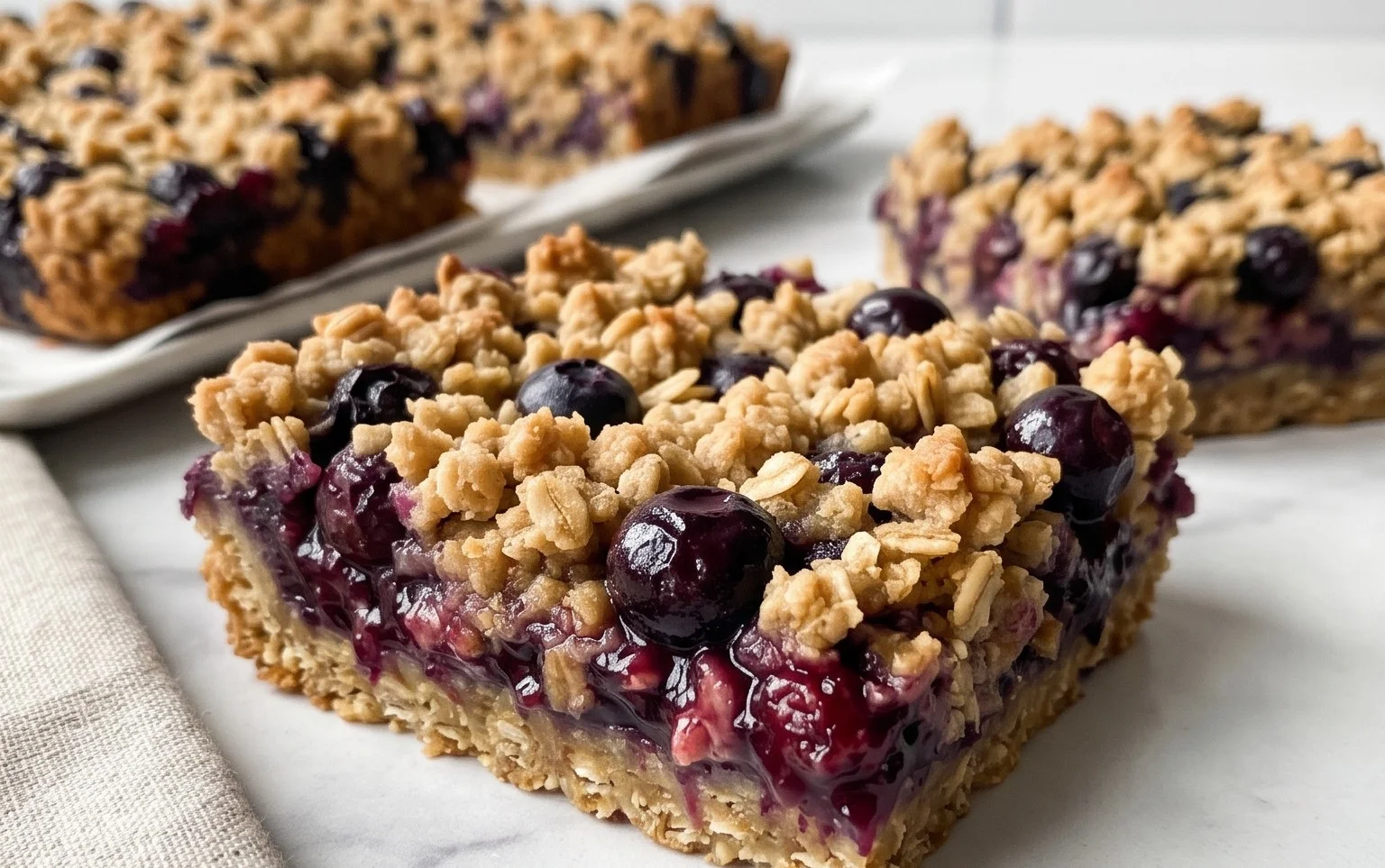 Blueberry Oatmeal Bars