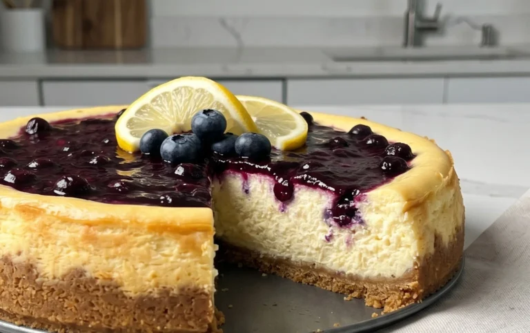 Lemon Blueberry Cheesecake