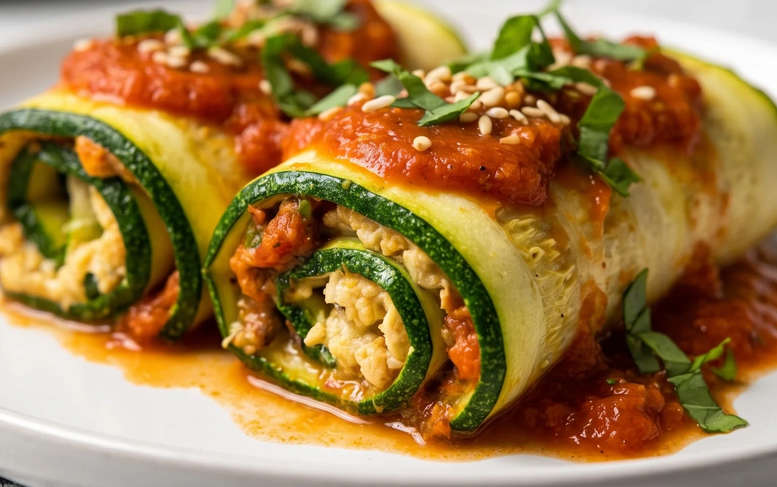 Vegan Zucchini Rollatini