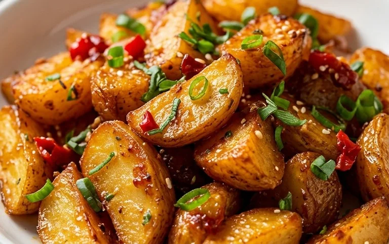 Crispy Honey Chilli Potatoes
