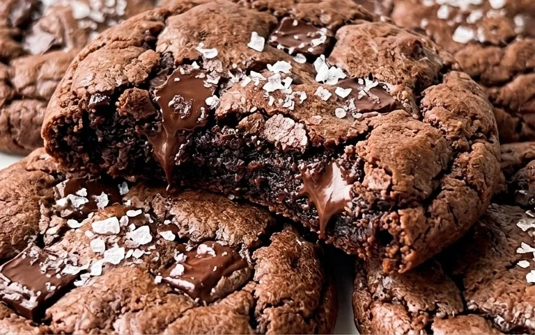 Salted Brownie Cookies