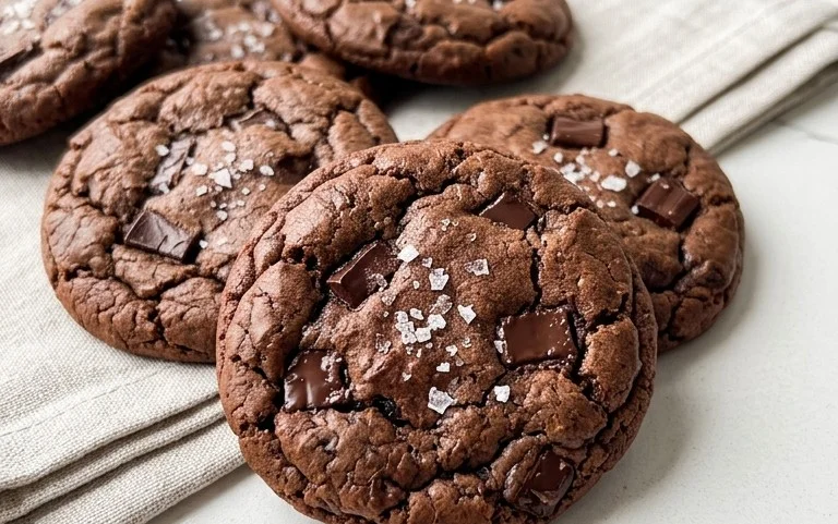Salted Brownie Cookies