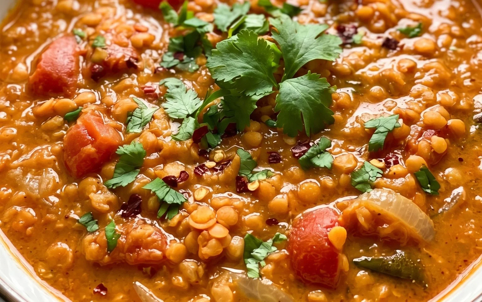 Spicy Red Lentil Curry