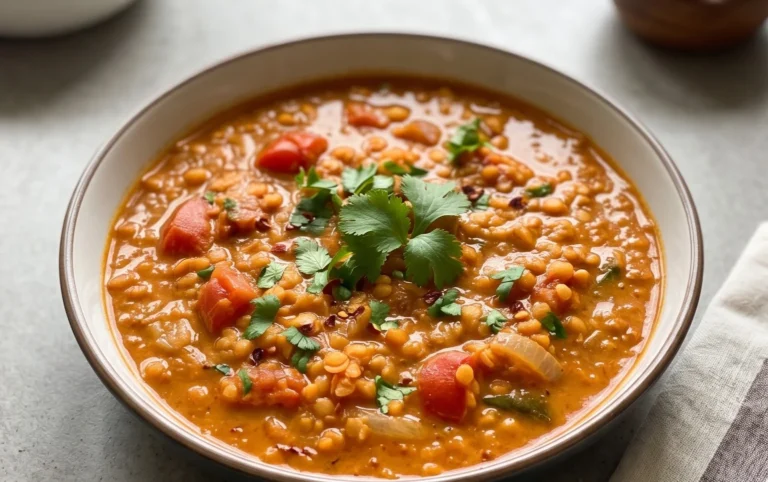 Spicy Red Lentil Curry