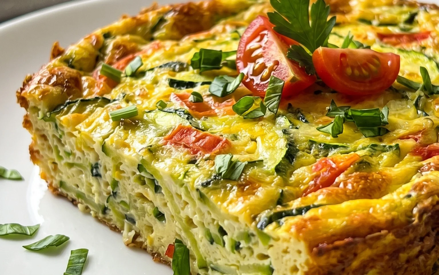 Crustless Zucchini Quiche Recipe