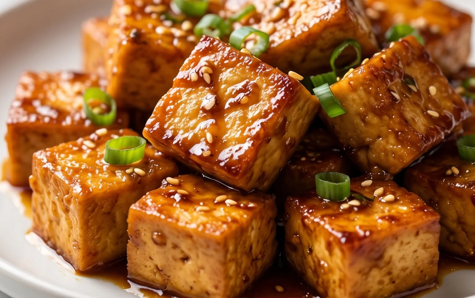 Honey Garlic Tofu