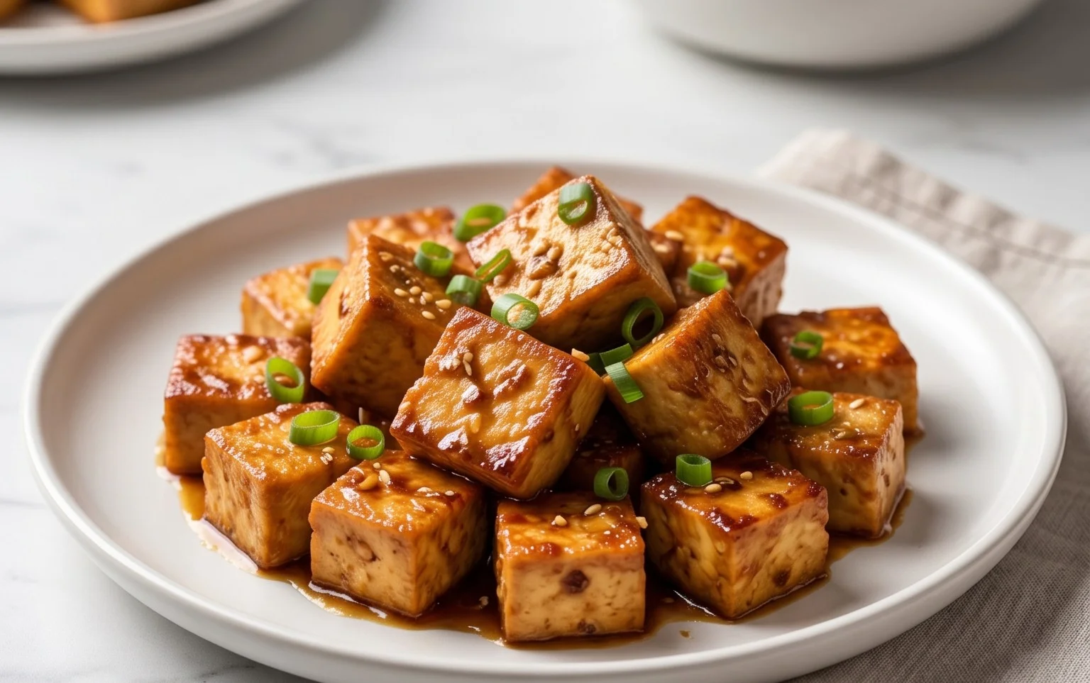 Honey Garlic Tofu