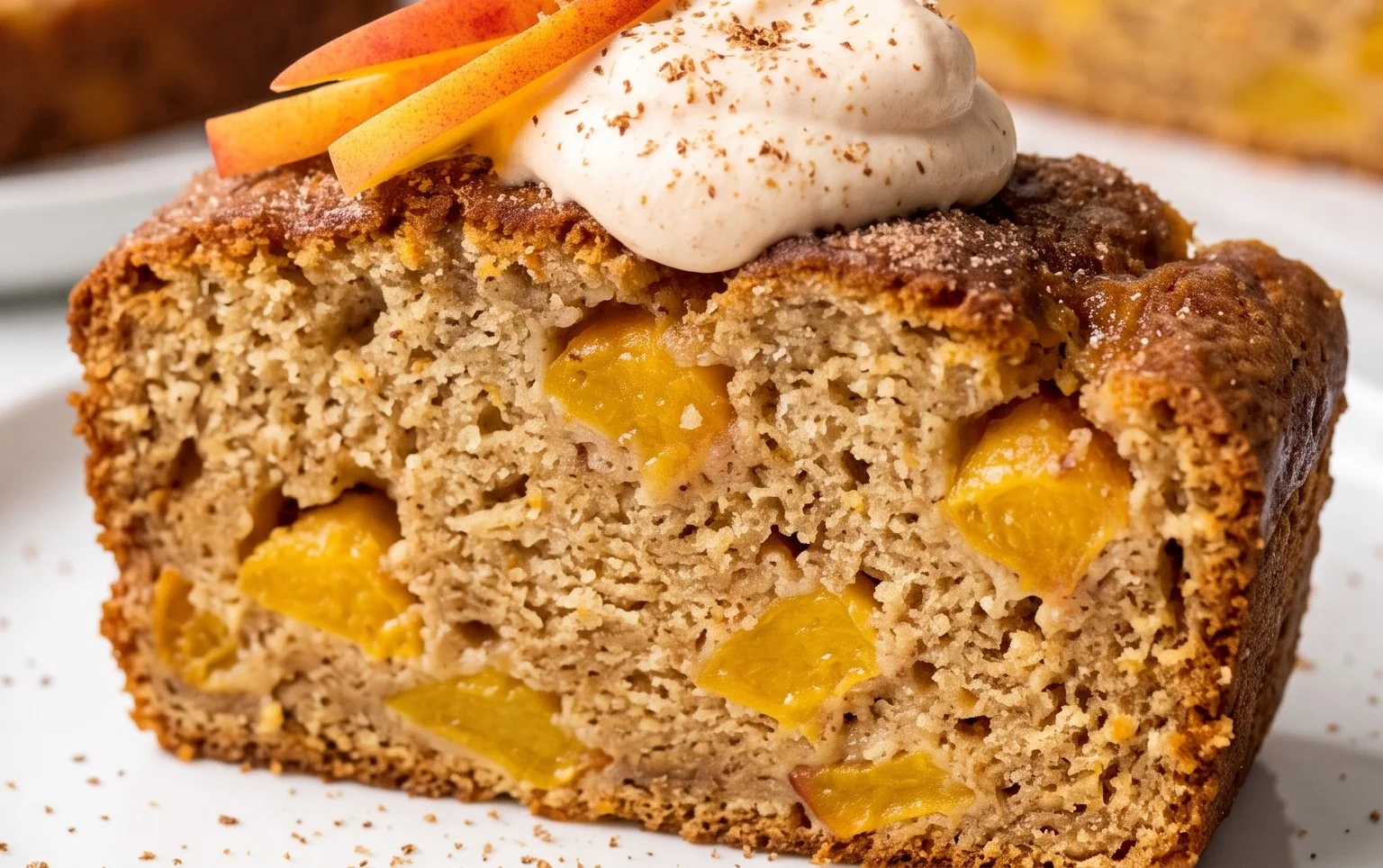 Spiced Peach Bread