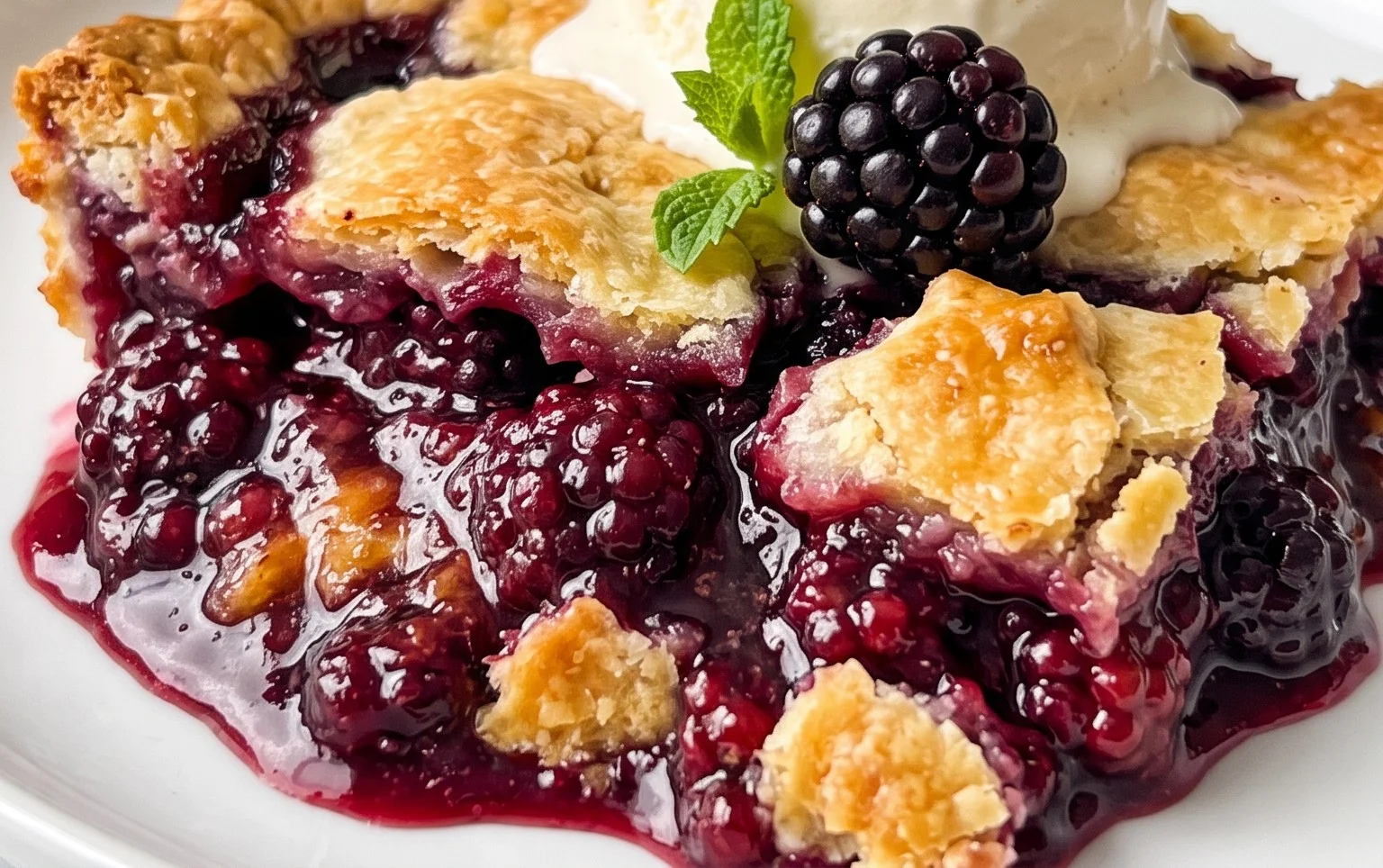 The Pioneer Women's Blackberry Cobbler