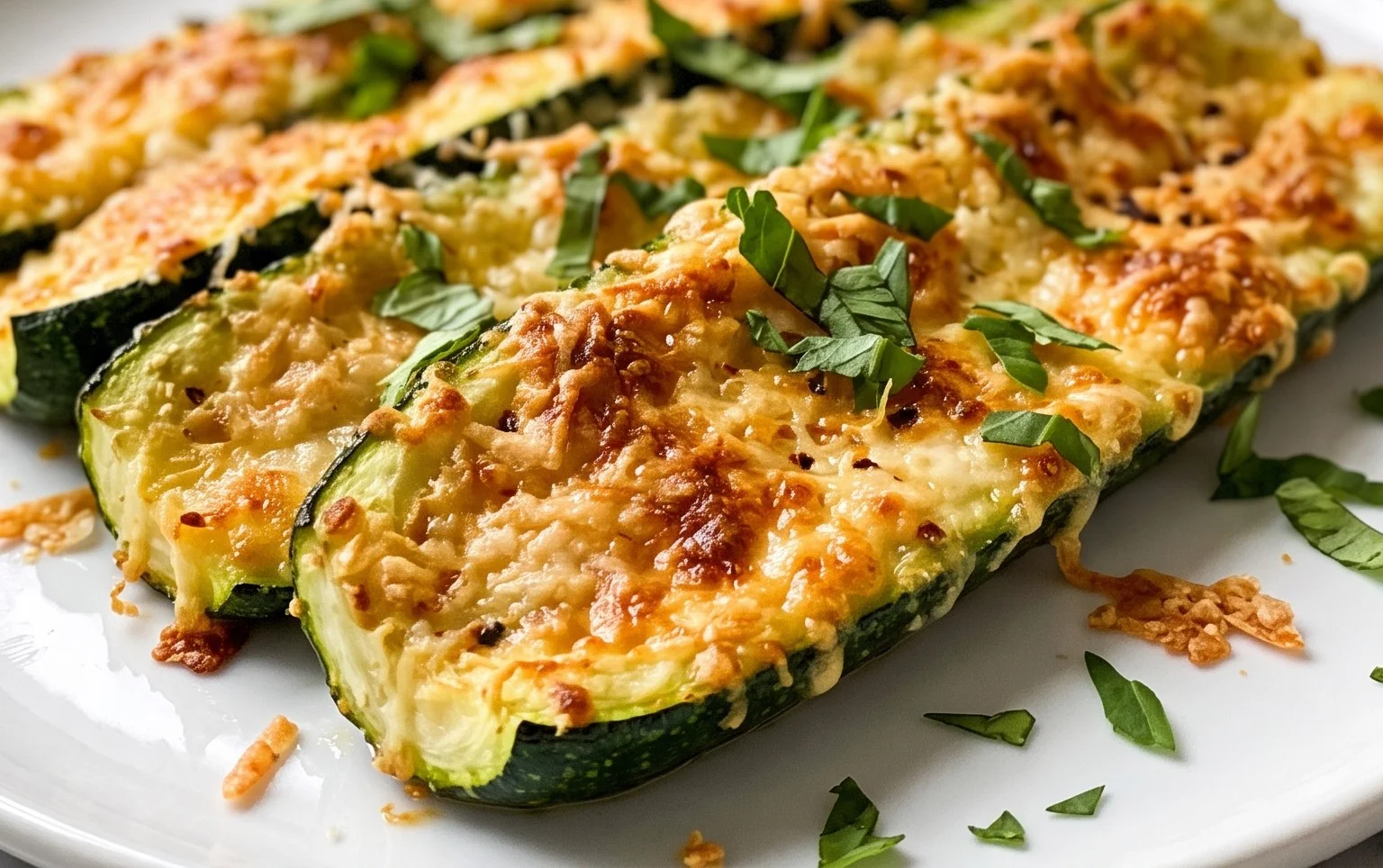 Baked Parmesan Zucchini
