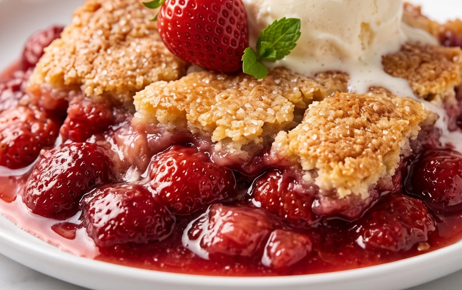 Strawberry Cobbler