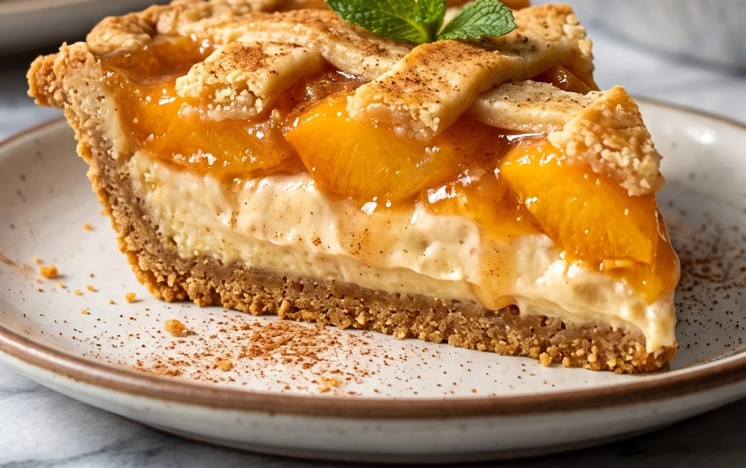 Peaches and Cream Pie