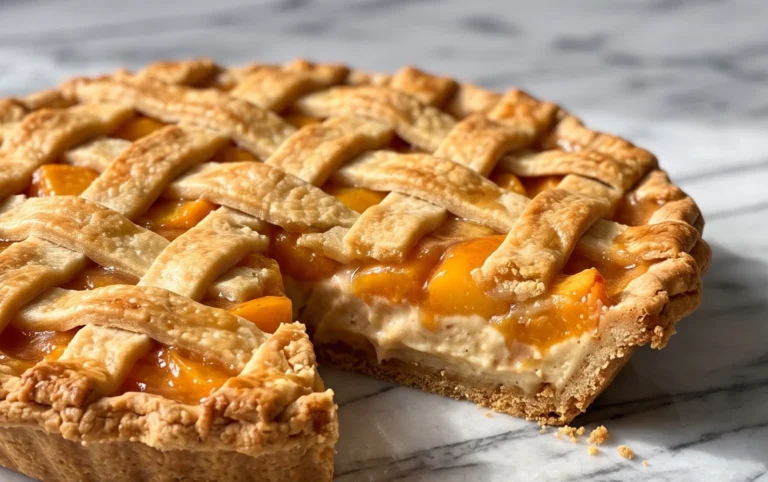 Peaches and Cream Pie