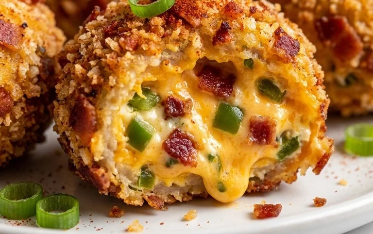 Beef Bacon Jalapeño Popper Cheese Balls