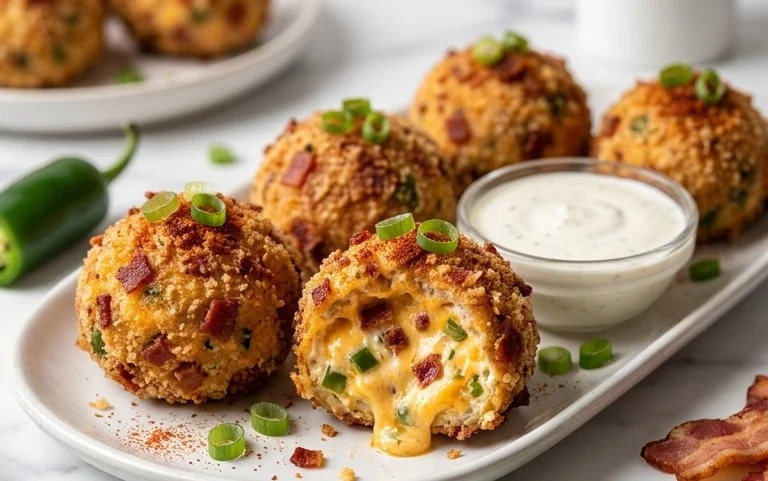 Beef Bacon Jalapeño Popper Cheese Balls