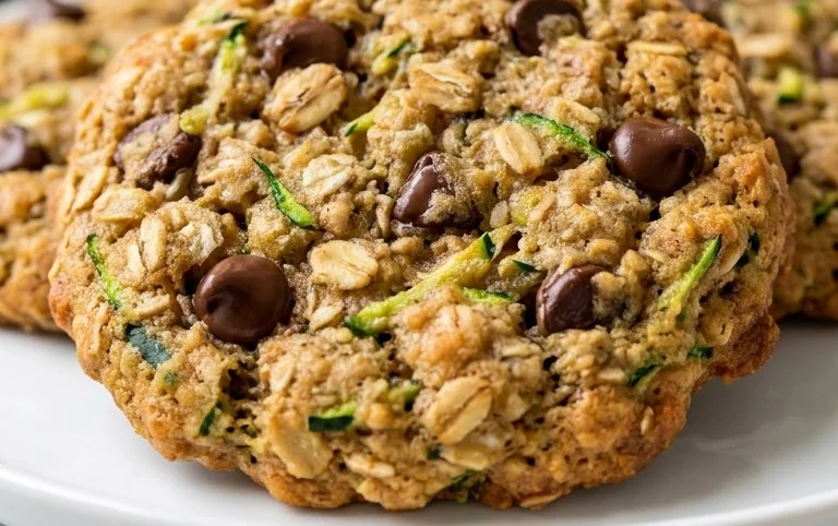 Healthy Zucchini Oatmeal Cookies