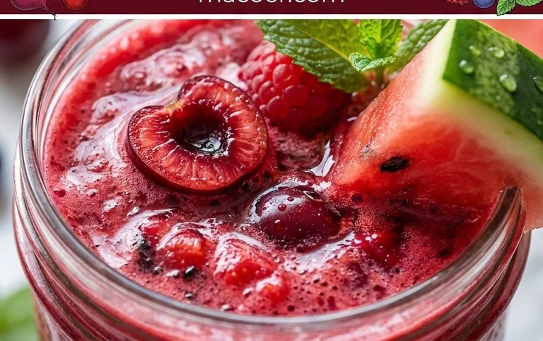 Watermelon Cherry Berry Beet Juice