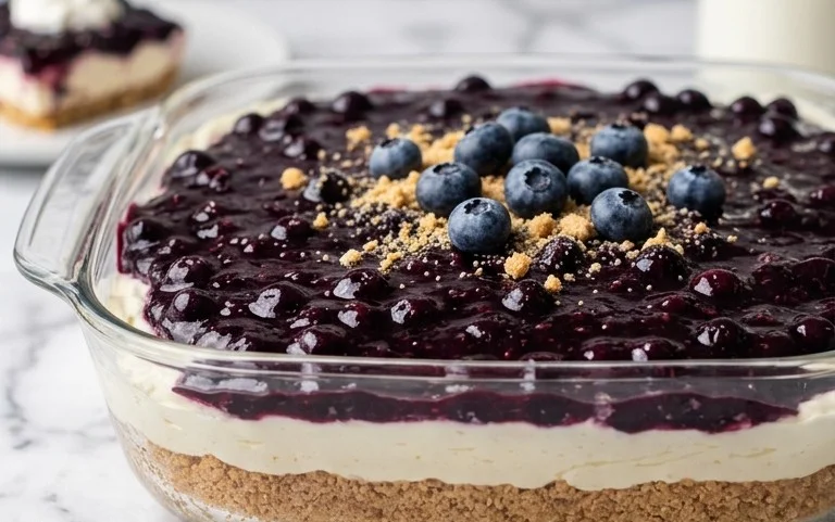No-Bake Blueberry Yum Yum