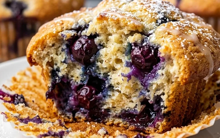 Homemade Blueberry Muffins