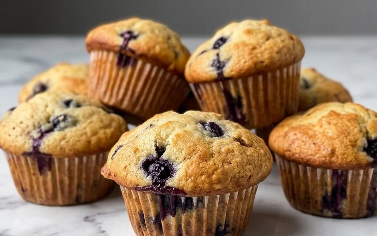 Homemade Blueberry Muffins
