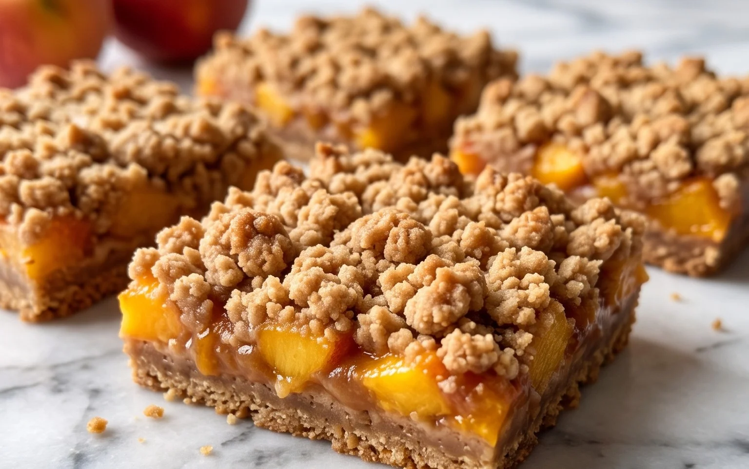 Fresh Peach Crum extractb Bars