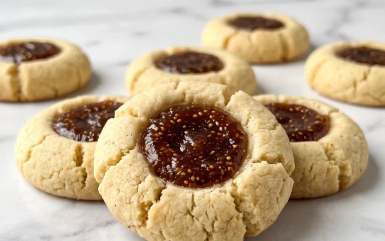Cardamom Fig Thumbprint Cookies