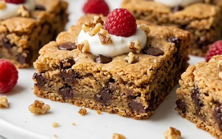 Chocolate Chip Zucchini Cookie Bars